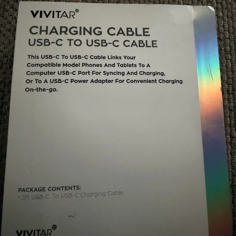 USB-C Charging Cable - Blue